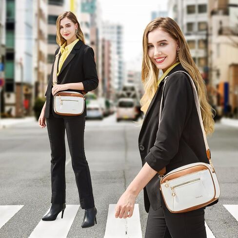 Crossbody Purse for Women Small Crossbody Bags Trendy Vegan Leather with Adjustable Shoulder Straps Gift for Mother Wife Mom in Kuwait