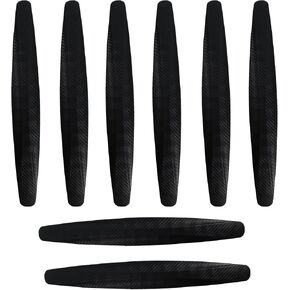 8PCS Non-Collision Patch Car Bumpers, 16 Inch Bumper Guard Strip, Non-Scratch Bumper Protector Trim Universal for Car Side Door Edge, Trunk, Fenders, Black in Kuwait