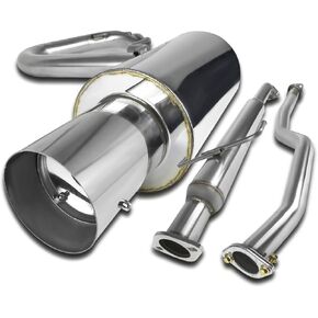 نظام العادم Catback المواصفات D متوافق مع 2005-2010 Scion TC الفولاذ المقاوم للصدأ in Kuwait