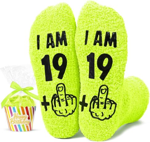 HAPPYPOP 20th Birthday Gifts Ideas for Women - Socks for 20 Year Olds, Best Gifts for 20 Year Old Woman, 20 Years Olds Female Gifts in Saudi Arabia
