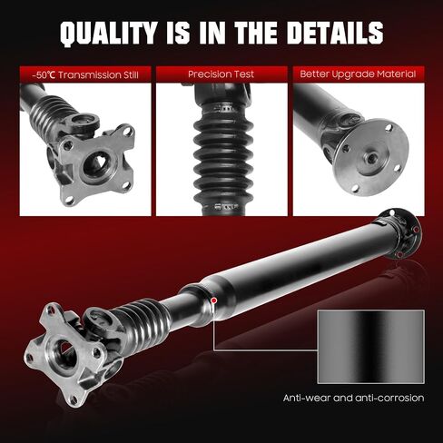 Rear Complete Drive Shaft Assembly Fit for Jeep Grand Cherokee 2005-2010, for Commander 2006-2010, V6 3.7L 4WD/AWD, for NV140 Transfer Case, Prop Driveshaft Replace for ‎52853006AB in Saudi Arabia