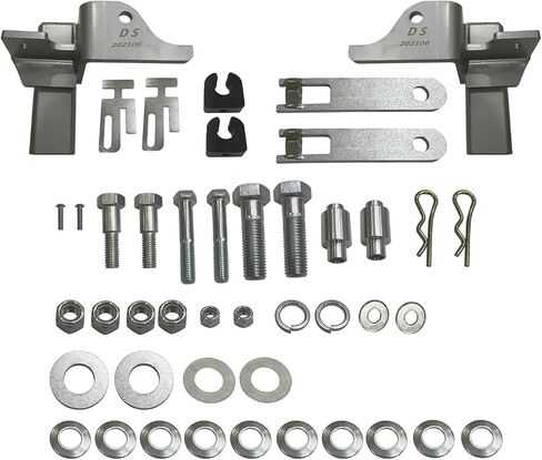 TORQUE Deer Guard Bumper Protector Mount Brackets Set for 2004-2017 Volvo VNL, Full Hardware Included Front Bumper Mounting Bracket Kit (TR096-VLBRK) in Saudi Arabia