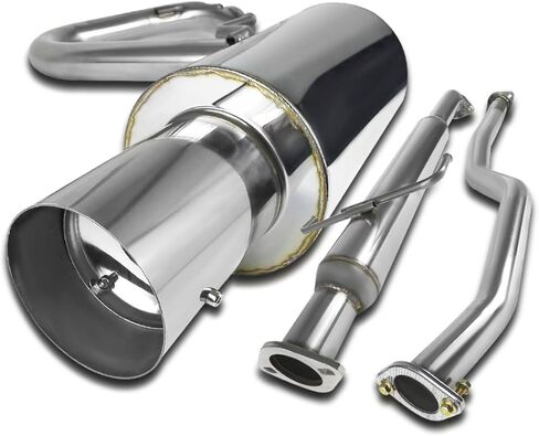 نظام العادم Catback المواصفات D متوافق مع 2005-2010 Scion TC الفولاذ المقاوم للصدأ in Kuwait