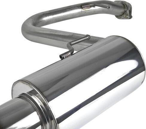 نظام العادم Catback المواصفات D متوافق مع 2005-2010 Scion TC الفولاذ المقاوم للصدأ in Kuwait