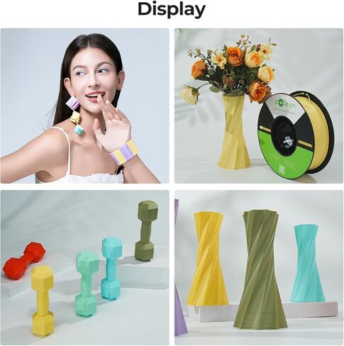 خيوط طابعة ثلاثية الأبعاد من ألياف الكربون PLA-CF من Hyper 1.75 مم، قوة عالية وطبقة التصاق، تدعم سرعة طباعة عالية تصل إلى 300 مم/ثانية in Kuwait