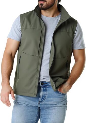 Mens Casual Lightweight Travel Vest Outdoor Summer Utility Safari Sleeveless Jackets Hiking Fish Photo Vest in Saudi Arabia