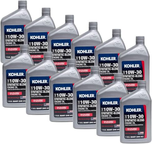 Replaces Kohler 12PK Kohler Command Engine 10W-30 Motor Oil Case Of (12) 25 357 06s 1 Quart Bottles in Saudi Arabia