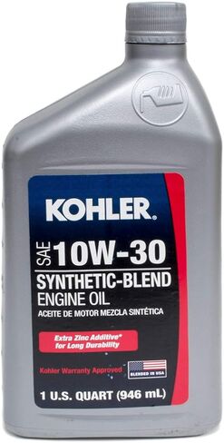 Replaces Kohler 12PK Kohler Command Engine 10W-30 Motor Oil Case Of (12) 25 357 06s 1 Quart Bottles in Saudi Arabia