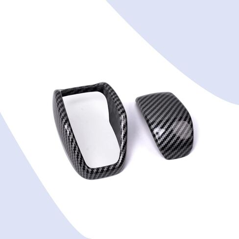 Xiter 2PCS Red ABS CAR INTER AUTO GEAR SHIFT COPLE COPER COPER COPT CORPER CORMER CORPORTORIES CASE TO TOYOTA 2019 2020 2021 2022 2023 2024 2025 RAV4 Automatic Transmission in Kuwait