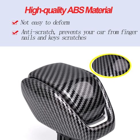 Xiter 2PCS Red ABS CAR INTER AUTO GEAR SHIFT COPLE COPER COPER COPT CORPER CORMER CORPORTORIES CASE TO TOYOTA 2019 2020 2021 2022 2023 2024 2025 RAV4 Automatic Transmission in Kuwait
