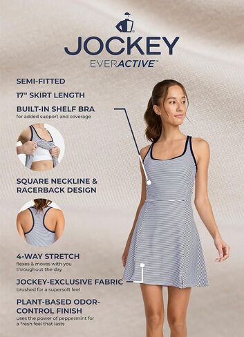فستان Activewear Activewear النسائي للسيدات مع صدرية مدمجة in Kuwait