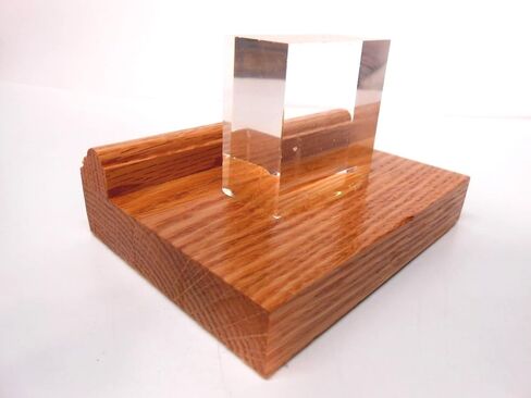 Red Oak & Acrylic Display Stand for Megalodon Shark State مصنوعة في الولايات المتحدة الأمريكية in Saudi Arabia