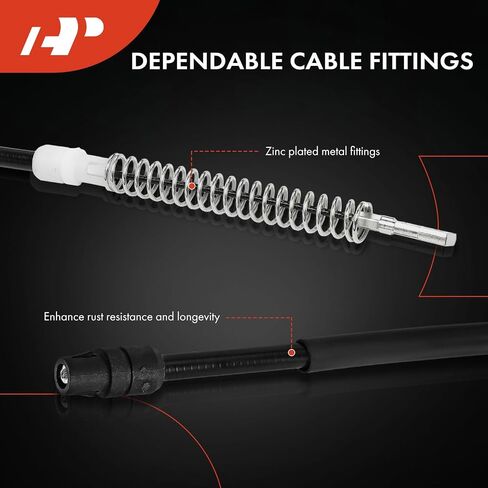 تجميع كبل الفرامل على جانب البورصة A-Premium و Massenger Sotfer Cable متوافق مع طرازات شيفروليه ، GMC ، بويك وزحل: Traverse 2009-2011 in Kuwait