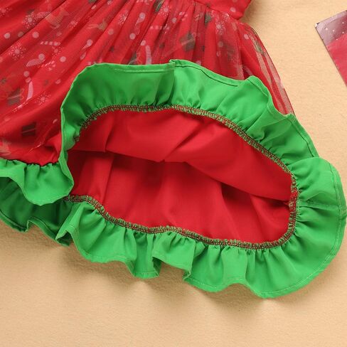 Obeeii Baby Girl Dress Spaghetti Straps Bow tulle tuler princess dress toddler birth in Kuwait