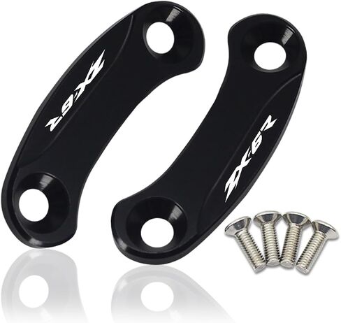MFGZD Mirror Block Off Base Plates,2 PCS Black CNC Aluminum Motorcycle Mirror Block Off Plates Compatible With S1000RR 2009-2018 in Kuwait