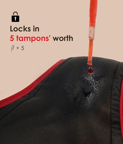 Period Underwear for Women, Leak-proof Reusable High Waisted Briefs Menstrual Panties, Heavy Flow, Cotton 3 Pack in Saudi Arabia