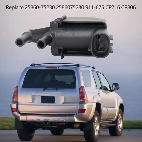 25860-75230 تبخير تباطؤ تبخير تباطؤ تويوتا 4Runner 2000-2002 لـ TACOMA 2001-2004 مجموعة صمام تبديل الفراغ استبدال 911-675 in Kuwait
