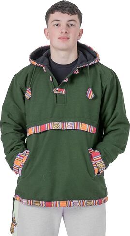 Shopoholic Fashion Mens Cotton woffle Fleece Lined Pull Over in Kuwait