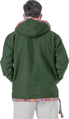 Shopoholic Fashion Mens Cotton woffle Fleece Lined Pull Over in Kuwait