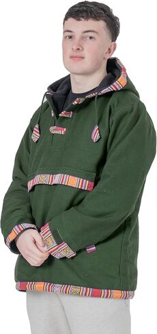 Shopoholic Fashion Mens Cotton woffle Fleece Lined Pull Over in Kuwait