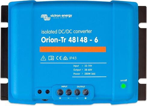 محول Victron Energy Orion-Tr DC إلى DC - 12/24 فولت، 10 أمبير 240 وات - IP43 محمي - لأنظمة البطاريات المزدوجة - معزول in Kuwait