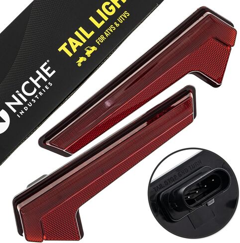 NICHE Brake Tail Light Pair For Polaris RZR XP 4 1000 Turbo S 2414012 2414013 in Saudi Arabia