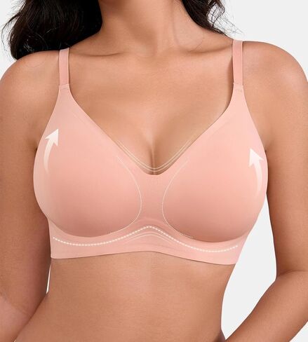 المرأة غير سلسة حمالات الصدر لا underwire usp up bras comfort v neck bra bra wireless bralett in Kuwait