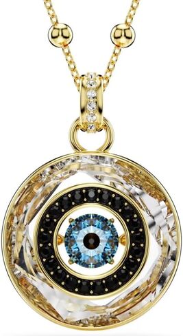 SWAROVSKI Symbolica pendant Evil eye, Medium, Multicolored, Gold-tone plated in Saudi Arabia