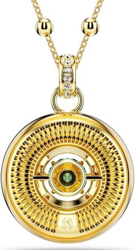 SWAROVSKI Symbolica pendant Evil eye, Medium, Multicolored, Gold-tone plated in Saudi Arabia