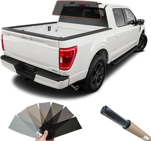 DIY Motoshield Pro 2mil Premistral Preprict Nano Window Film Tint Kit لـ (2021-2025) Ford F150 4 Door Crew Cab (السائق الأمامي/الركاب 35) in Kuwait