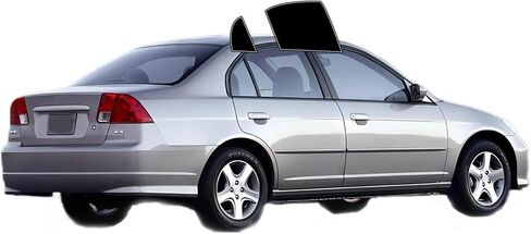 Precut Windows Tint Film All Sides Cars Sun Blocking Protection Privacy Anti Shatter Glass 2 Ply Film Any Tint Shade kit for Honda Civic Sedan 2001-2005 in Saudi Arabia