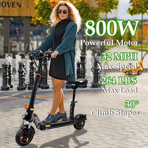 Electric Scooter for Adults,5600W Dual Motors Range 50 Miles,Electric Scooter Adults 50 MPH, 60V 27Ah Large Capacity Battery, 11" Off Road Tires Scooter with Detachable Seat Max Load 500lbs in Saudi Arabia