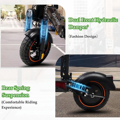 Electric Scooter for Adults,5600W Dual Motors Range 50 Miles,Electric Scooter Adults 50 MPH, 60V 27Ah Large Capacity Battery, 11" Off Road Tires Scooter with Detachable Seat Max Load 500lbs in Saudi Arabia