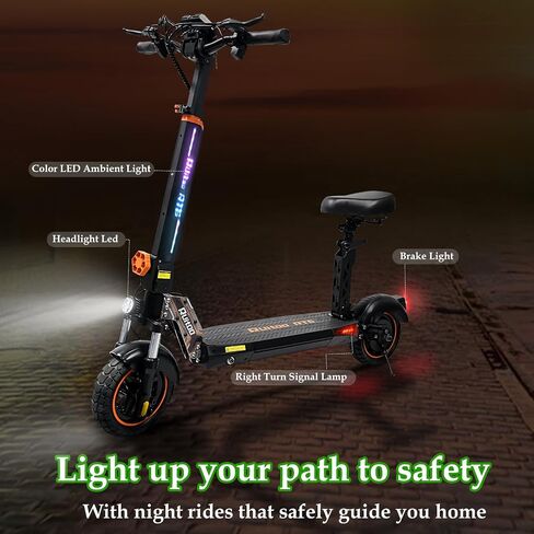 Electric Scooter for Adults,5600W Dual Motors Range 50 Miles,Electric Scooter Adults 50 MPH, 60V 27Ah Large Capacity Battery, 11" Off Road Tires Scooter with Detachable Seat Max Load 500lbs in Saudi Arabia