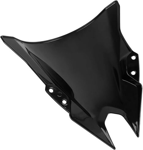 Motorcycle 18.4" Windscreen Windshield Replacement for Kawasaki Ninja500 Ninja 500 SE 2024+ PC Windscreen Double Bubble (Black) in Saudi Arabia