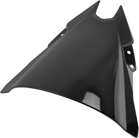 Motorcycle 18.4" Windscreen Windshield Replacement for Kawasaki Ninja500 Ninja 500 SE 2024+ PC Windscreen Double Bubble (Black) in Saudi Arabia