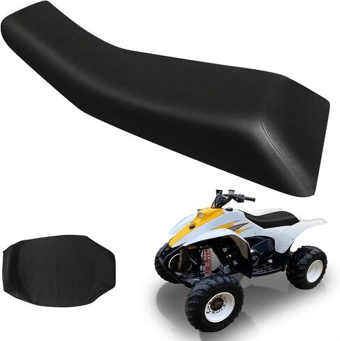 Seat Cover Compatible with 1995-2003 Polaris Scrambler Trailblazer Sport 250 400 500 758B, Heavy Duty Leather ATV Seat Cover Replacement, Black in Saudi Arabia