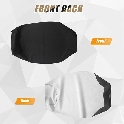 Seat Cover Compatible with 1995-2003 Polaris Scrambler Trailblazer Sport 250 400 500 758B, Heavy Duty Leather ATV Seat Cover Replacement, Black in Saudi Arabia