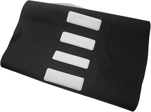 Motorcycle Seat Cover Rubber Striped Grip Gripper Soft Universal for CRF WR WRF RMZ YZF SXF EXC EXC XC SXCR KLX Dirt Pit Bike Pro Motocross Off Road (Black) in Saudi Arabia