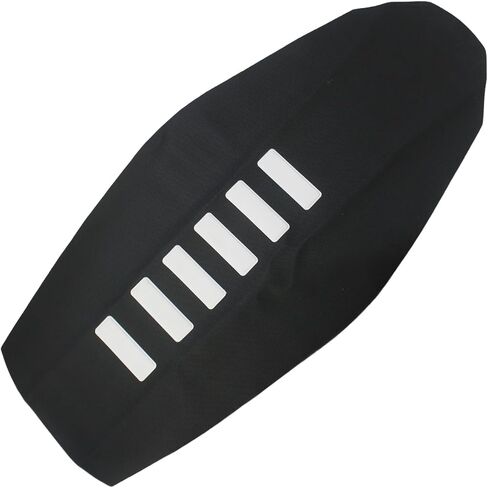 Motorcycle Seat Cover Rubber Striped Grip Gripper Soft Universal for CRF WR WRF RMZ YZF SXF EXC EXC XC SXCR KLX Dirt Pit Bike Pro Motocross Off Road (Black) in Saudi Arabia