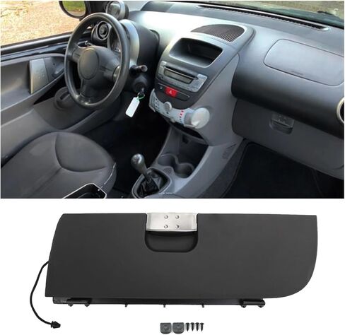 Car Compartment Cover Glove Box Lid Replacement Fit for Peugeot 107 Fit for Toyota AYGO Fit for Citroen C1 2005-2015(Gray Right Hand) in Saudi Arabia