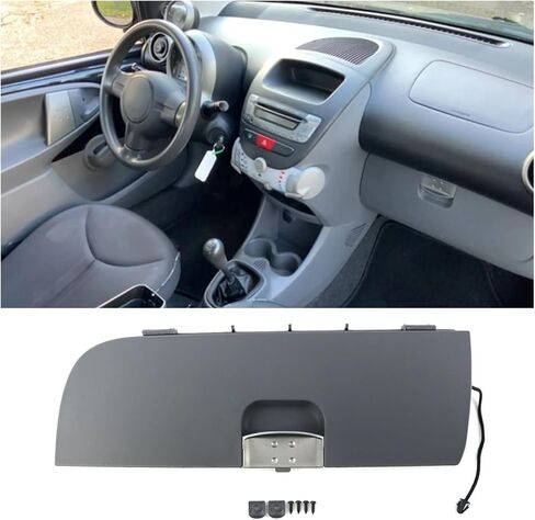 Car Compartment Cover Glove Box Lid Replacement Fit for Peugeot 107 Fit for Toyota AYGO Fit for Citroen C1 2005-2015(Gray Right Hand) in Saudi Arabia
