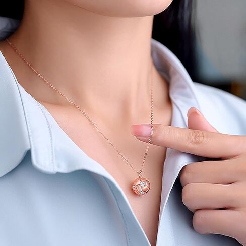 14K Gold 0.6ct VVS1 Diamond Soccer Pendant Necklace for Women,Exclusive Soccer Fan-inspired Lockbone Chain Design, Ideal Gift for Sports Enthusiasts or Soccer Fans in Saudi Arabia