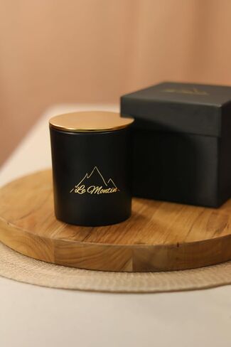 شمعة معطرة ، 8 أوقية ، إكليل الجبل ، شمع جوز الهند ، هدية فاخرة ، لحظات خاصة ، حرق 30-50 ساعة. in Saudi Arabia