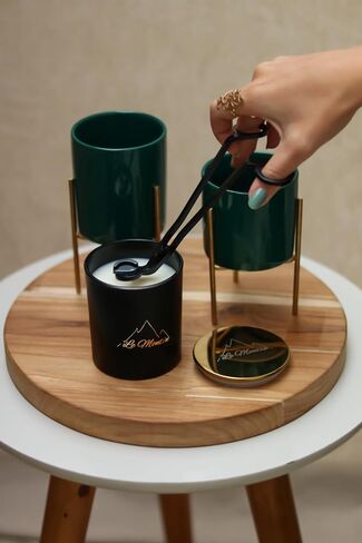 شمعة معطرة ، 8 أوقية ، إكليل الجبل ، شمع جوز الهند ، هدية فاخرة ، لحظات خاصة ، حرق 30-50 ساعة. in Saudi Arabia