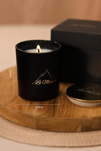 شمعة معطرة ، 8 أوقية ، إكليل الجبل ، شمع جوز الهند ، هدية فاخرة ، لحظات خاصة ، حرق 30-50 ساعة. in Saudi Arabia