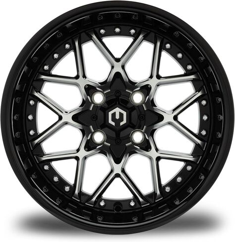 MODZ® Formula Machined Black 14" Golf Cart Wheel in Kuwait