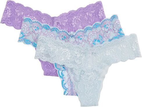 تقول Cosabella Women's Say Never Solid Print Mix Cutie Thong 3-Pack in Saudi Arabia