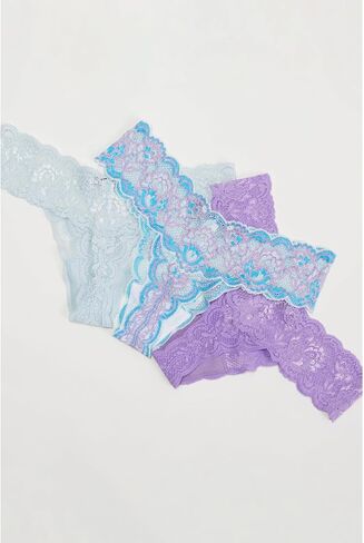 تقول Cosabella Women's Say Never Solid Print Mix Cutie Thong 3-Pack in Saudi Arabia