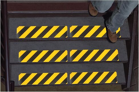 3M Safety-Walk Slip Resistant Reflective Tread, 6 in x 2 ft, Anti Slip, Adhere Without Wrinkling, Curling, Tearing or Lifting, Self-Adhesive Backing, Quick & Easy Application, 1 Pack (600BY-T6X24) in Saudi Arabia